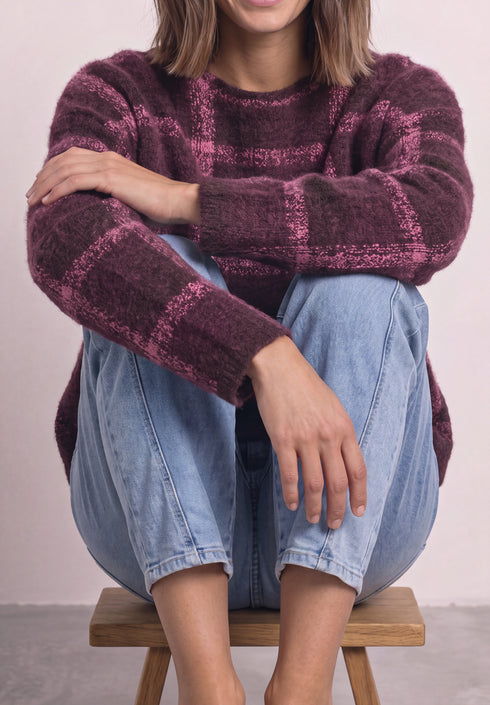 Street One - LTD QR soft multi color check - 325843