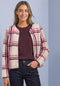 Street One - LTD QR printed teddy jacket - 325856