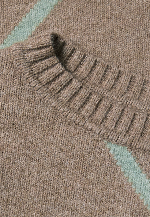 Street One - cosy intarsia sweater - 304155