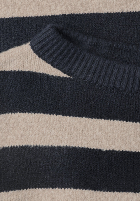 Street One - LTD QR cosy striped sweater - 303959