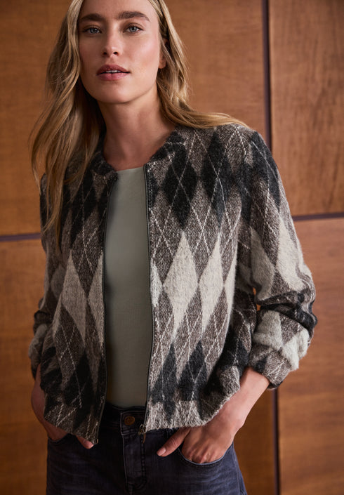 Street One - fluffy dessin jacket - 326066