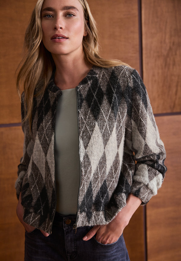Street One - fluffy dessin jacket - 326066