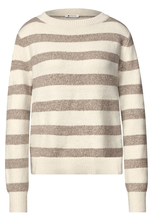 Street One - LTD QR cosy striped sweater - 303959