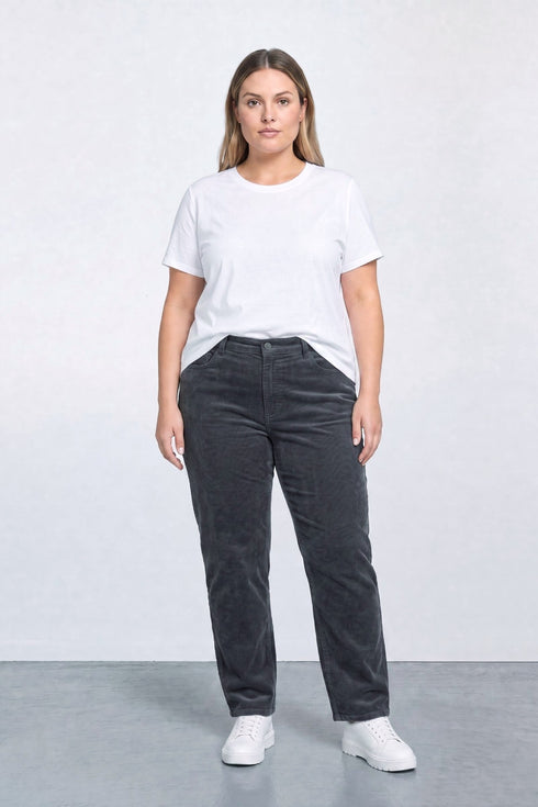 Purple Lily - Mom Fit Cord - 57Ivy T611Y