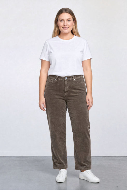 Purple Lily - Mom Fit Cord - 57Ivy T611Y